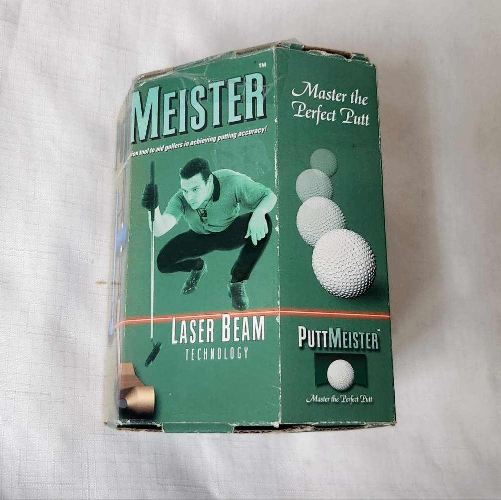 Putt Meister Laser Beam technology master the perfect putt Vintage Rare Golf